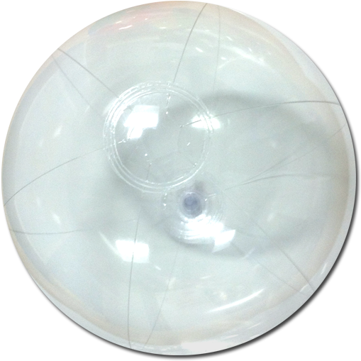 Clear Beach Balls Of Different Sizes In The Yard For Round Jelly