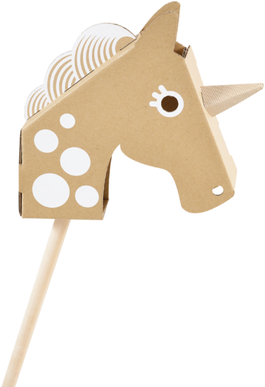 Little Unicorn Head - Flatout Frankie Little Unicorn Head (453x600), Png Download