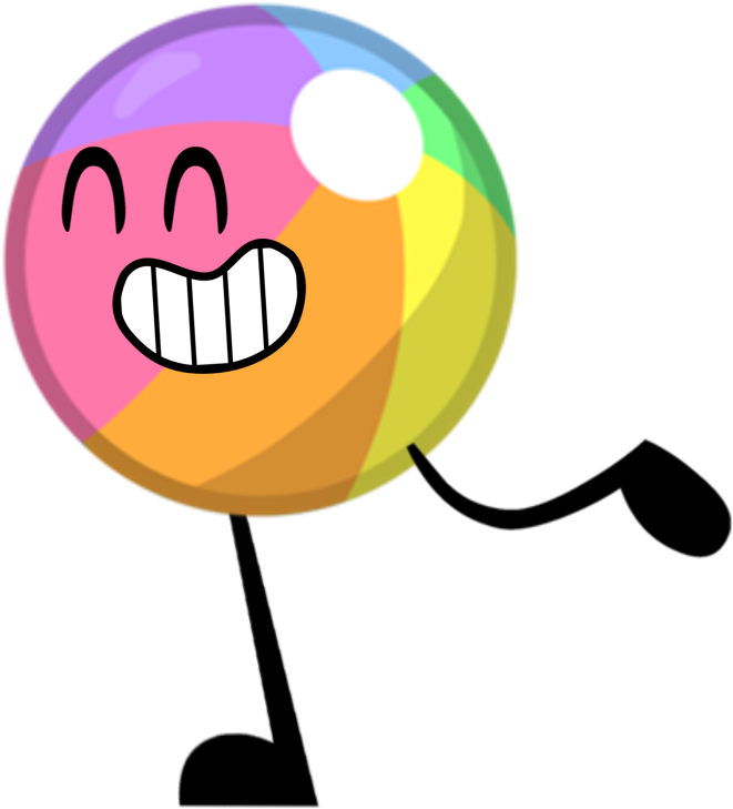 Pose Beachball - Bowling Ball Beach (666x735), Png Download