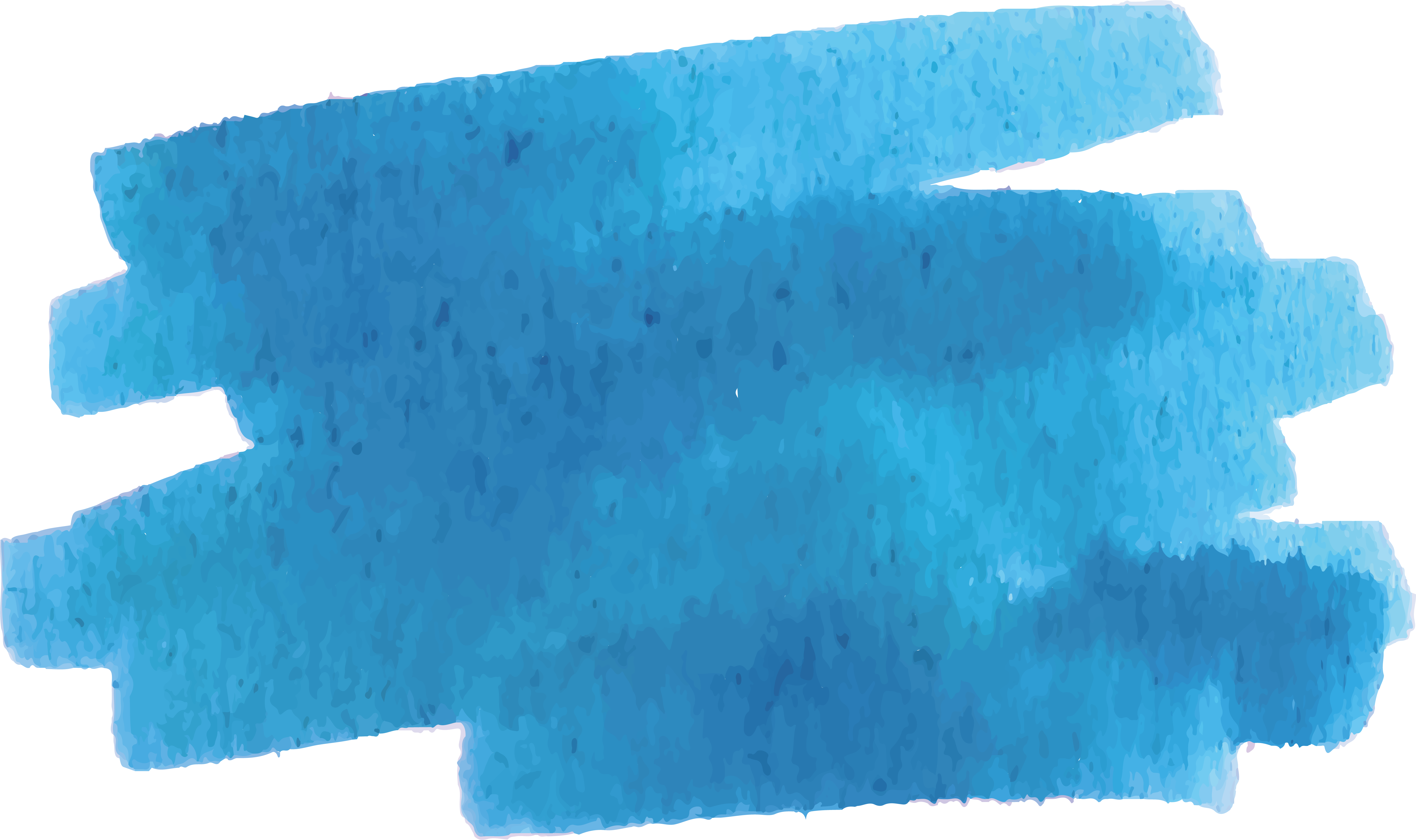Paint Brush Color Png - Blue Paint Stroke Png (5327x3161), Png Download