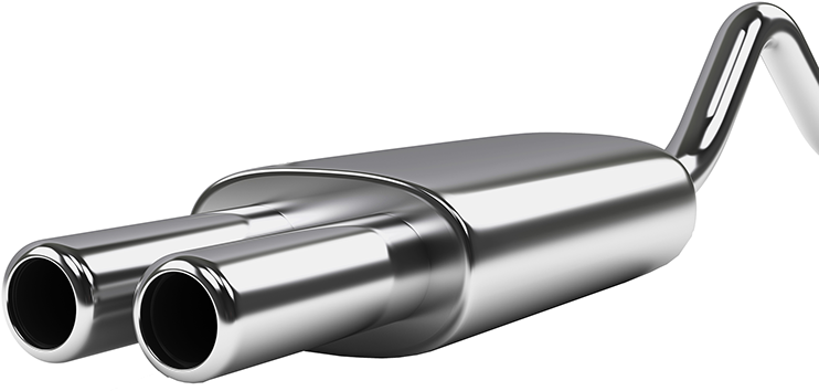 Car Exhaust - Car (755x363), Png Download