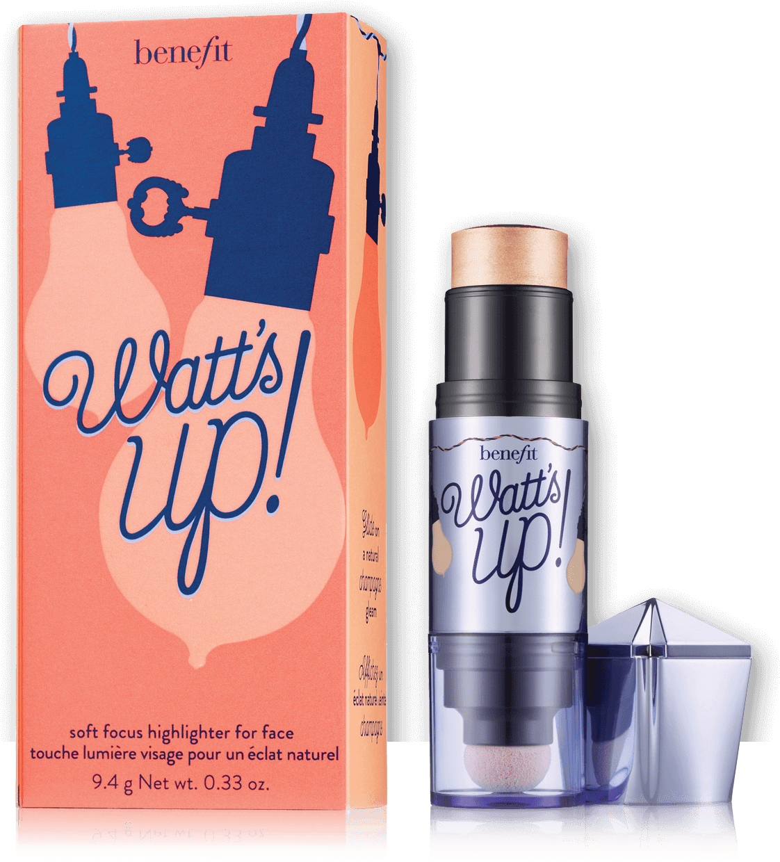 S Up Cream Highlighter - Benefit Watt's Up Highlighter (1220x1380), Png Download