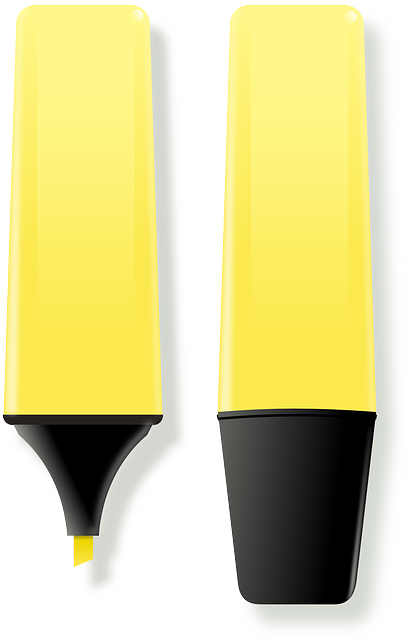 Highlighter, Marker, Pen, Writing, Mark, Write - Stabilo Vector (410x640), Png Download