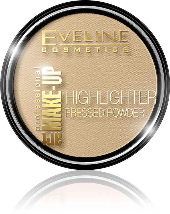 Highlighter Pressed Powder Art Professional Make-up - Eveline Puder Rozswietlajacy (750x750), Png Download