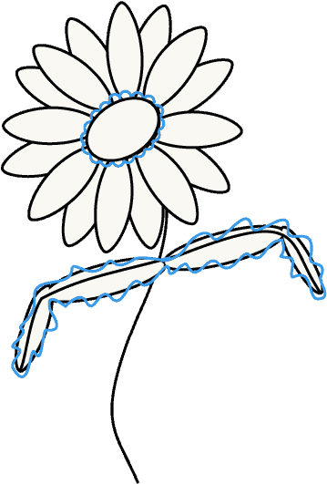 How To Draw A Daisy - Drawing (678x600), Png Download