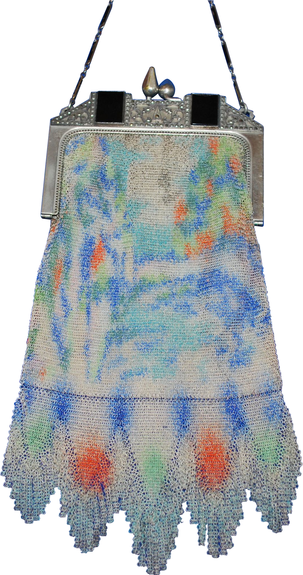 Striking Dresden Mesh Purse Exhibiting Its Elegant - Wool (2014x2014), Png Download