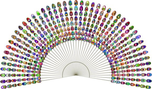 Mandala Drawing Om - Mandala Om (578x340), Png Download