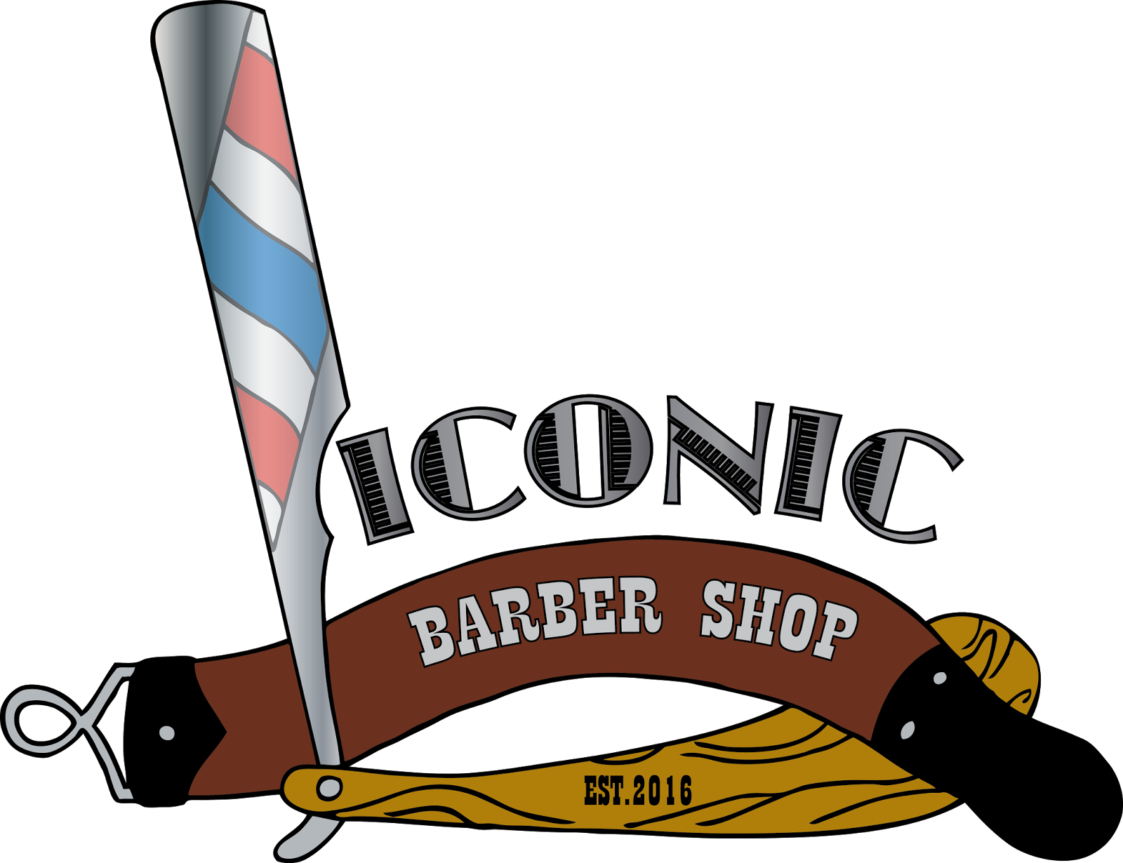 Commissioned Logo For Barber Shop In South Side Easton - Illustration (1600x1230), Png Download