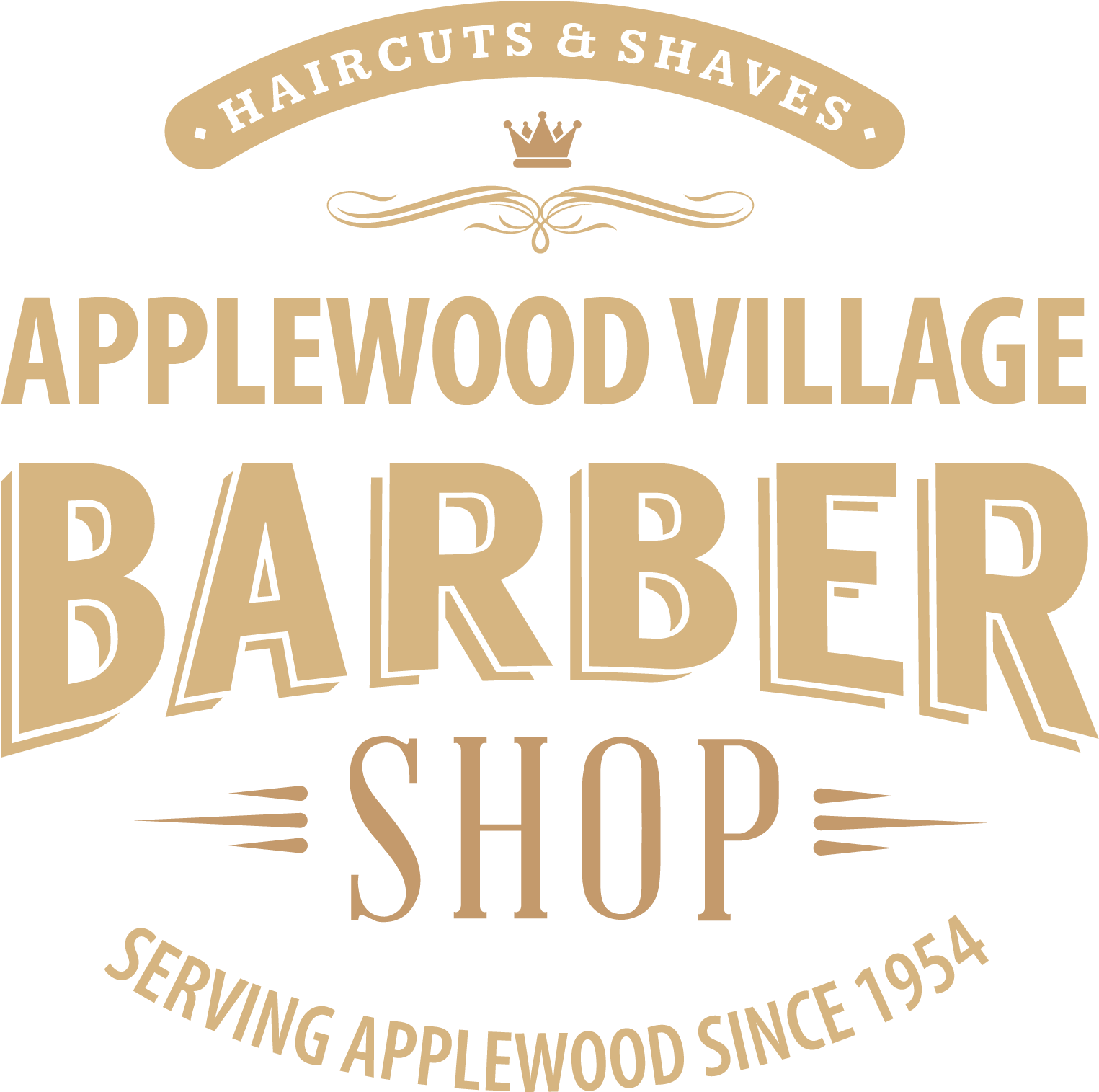 Applewood Village Barbershop Logo - Applewood Village Barbershop (1540x1544), Png Download