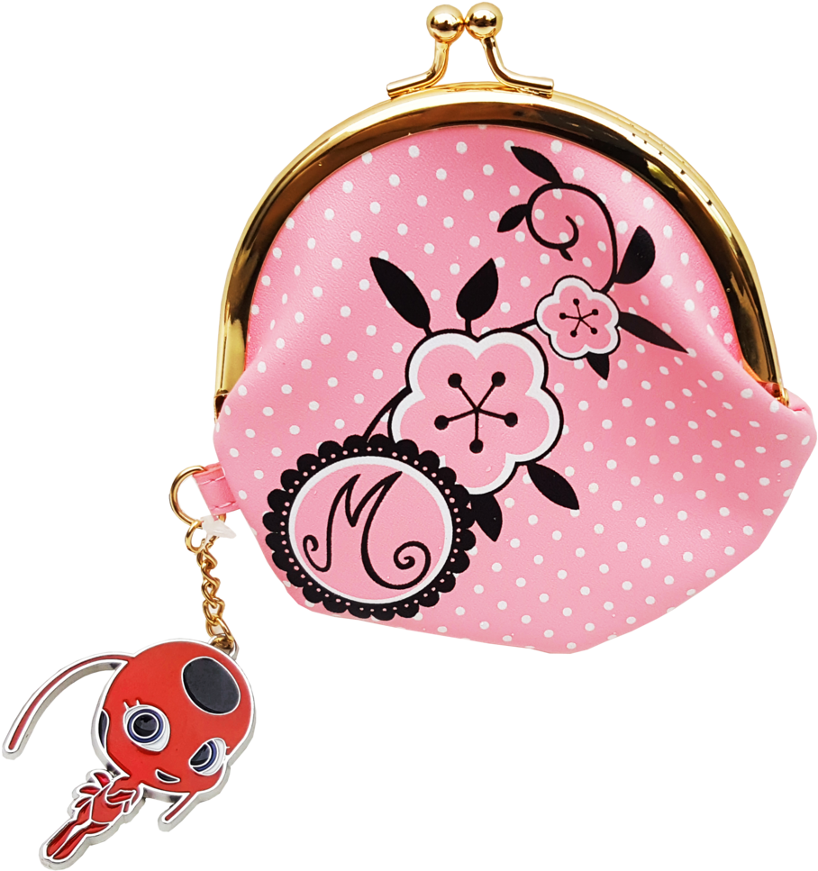 Miraculous Ladybug Marinette's Coin Purse - Miraculous Ladybug Marinette Purse (947x1024), Png Download