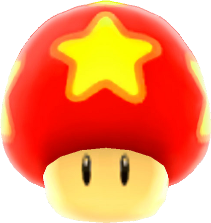 Mario 8 Bit Mushroom Life Life Mushroom Smg - Super Mario Galaxy Life Mushroom (466x480), Png Download