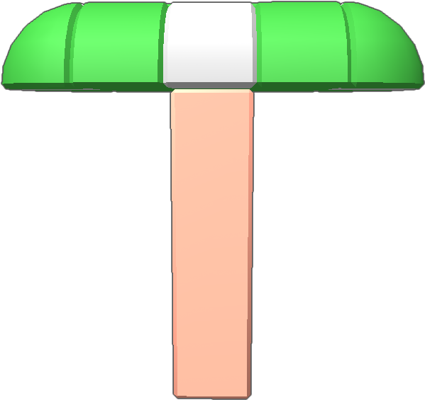 Part Of The Super Mario Bros - Mario Bros Mushroom Platform (768x768), Png Download