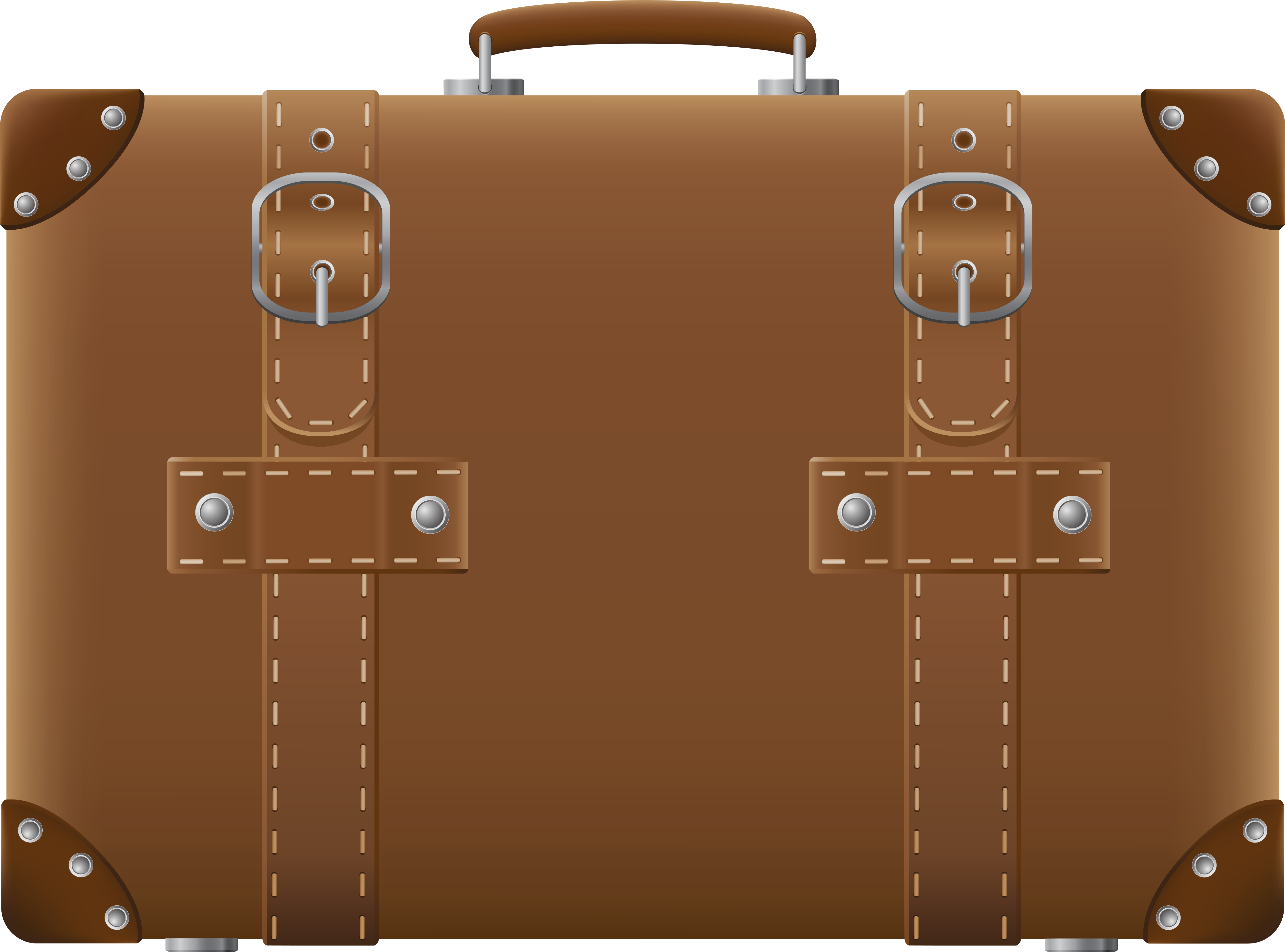 Purse Clipart Gents - Suitcase (5553x4126), Png Download
