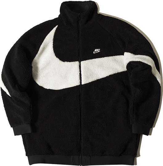 Nike Swoosh Reversible Full Zip Jacket (600x900), Png Download