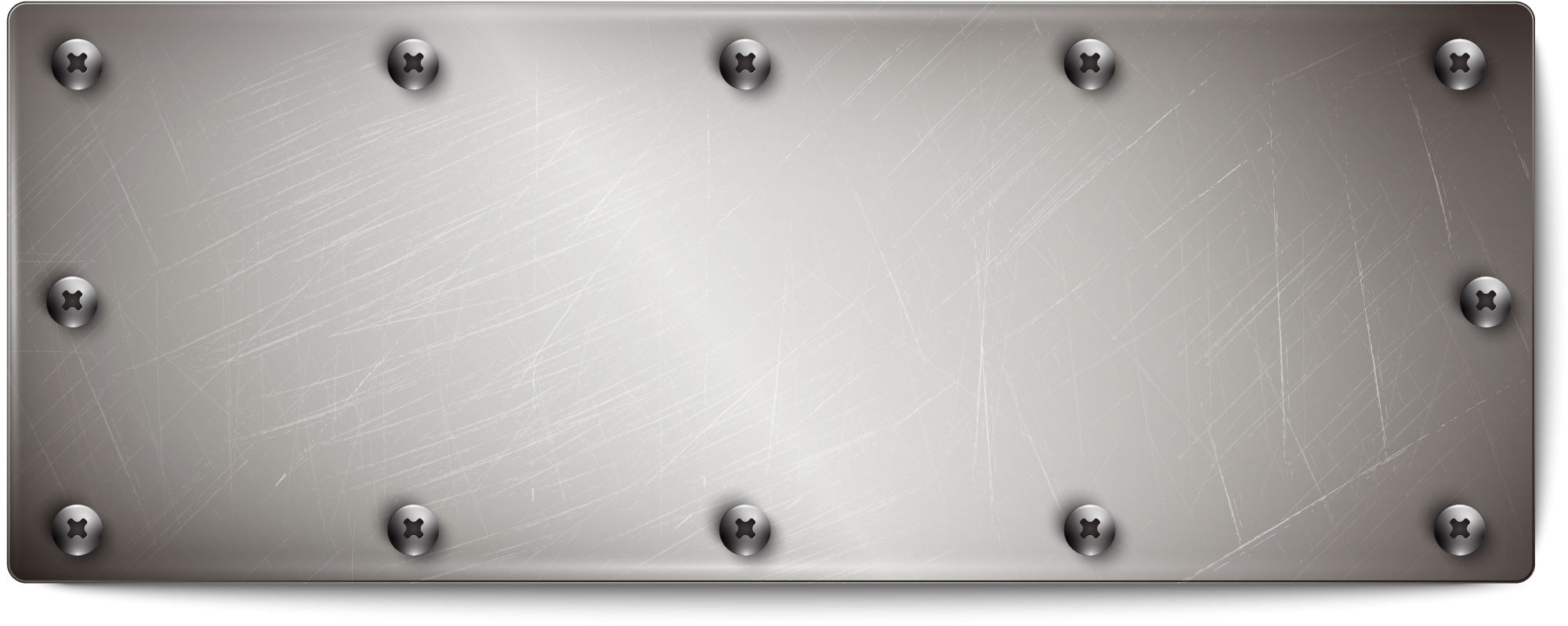 Metal Plate Png - Metal Escudo Png (2191x972), Png Download
