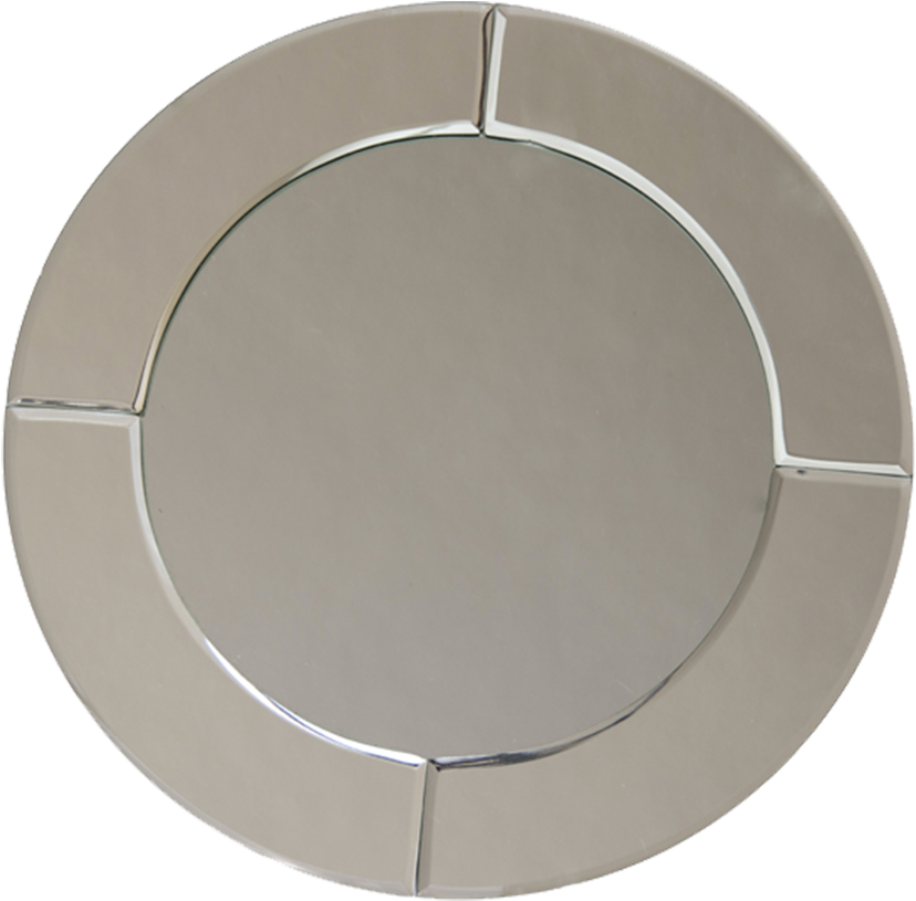 Mirror Charger Plates Large - Charger (840x837), Png Download