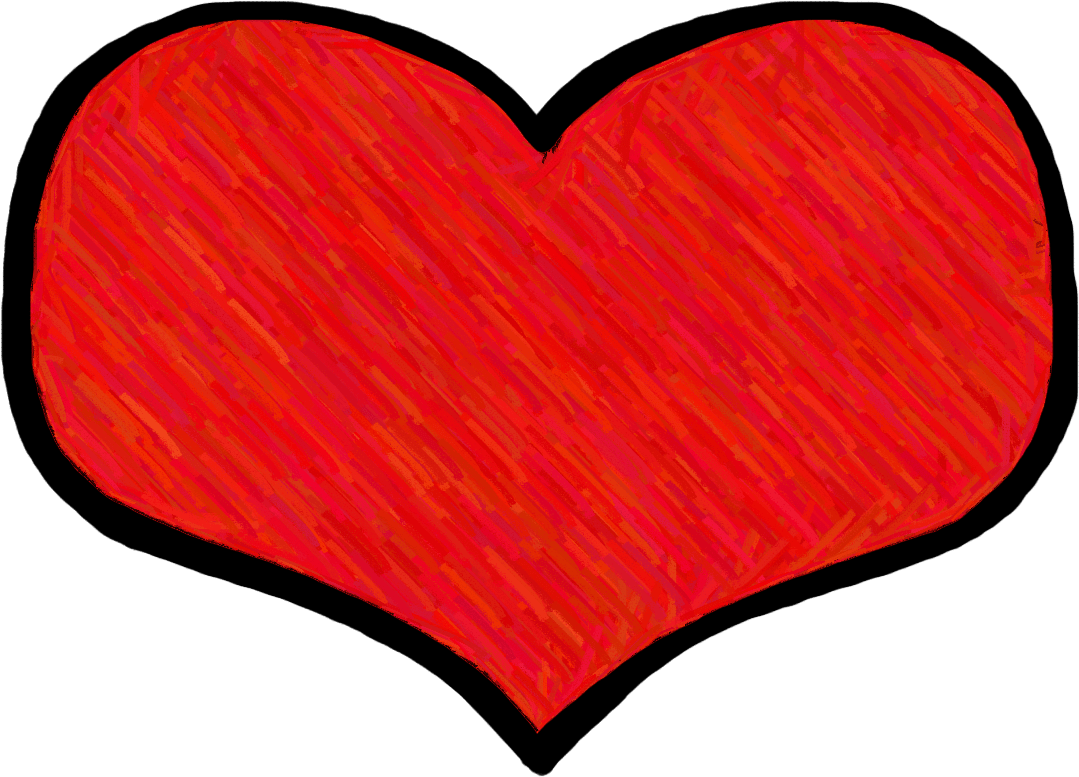 Real Heart Clipart - Heart Cute Red (1260x994), Png Download