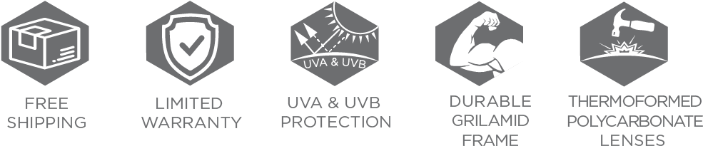 Matte Black With Smoke Polarized - Emblem (984x267), Png Download