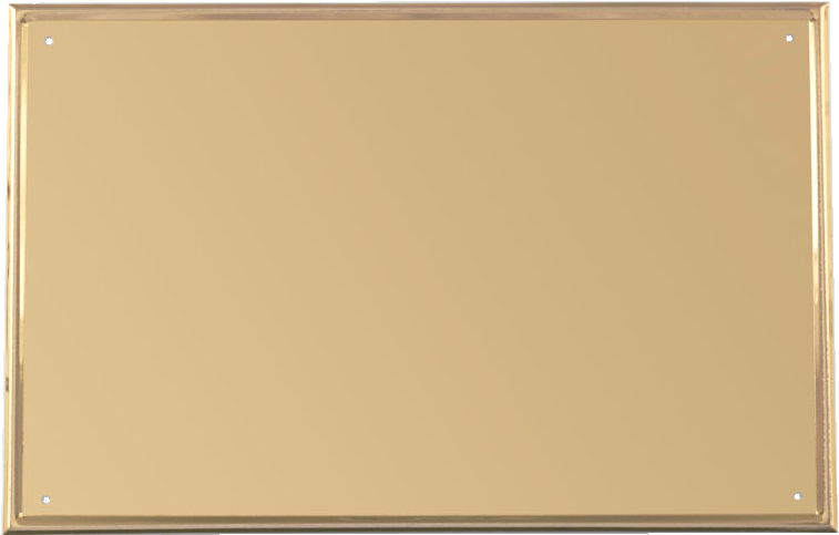 9" X 6" Turned Edge Aluminium Plate Image - Aluminium (1024x724), Png Download