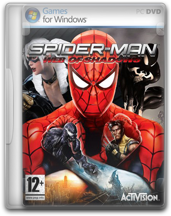 Spider Man Web Of Shadows Pc Game Free Download Full - Spiderman Web Of Shadows (636x741), Png Download