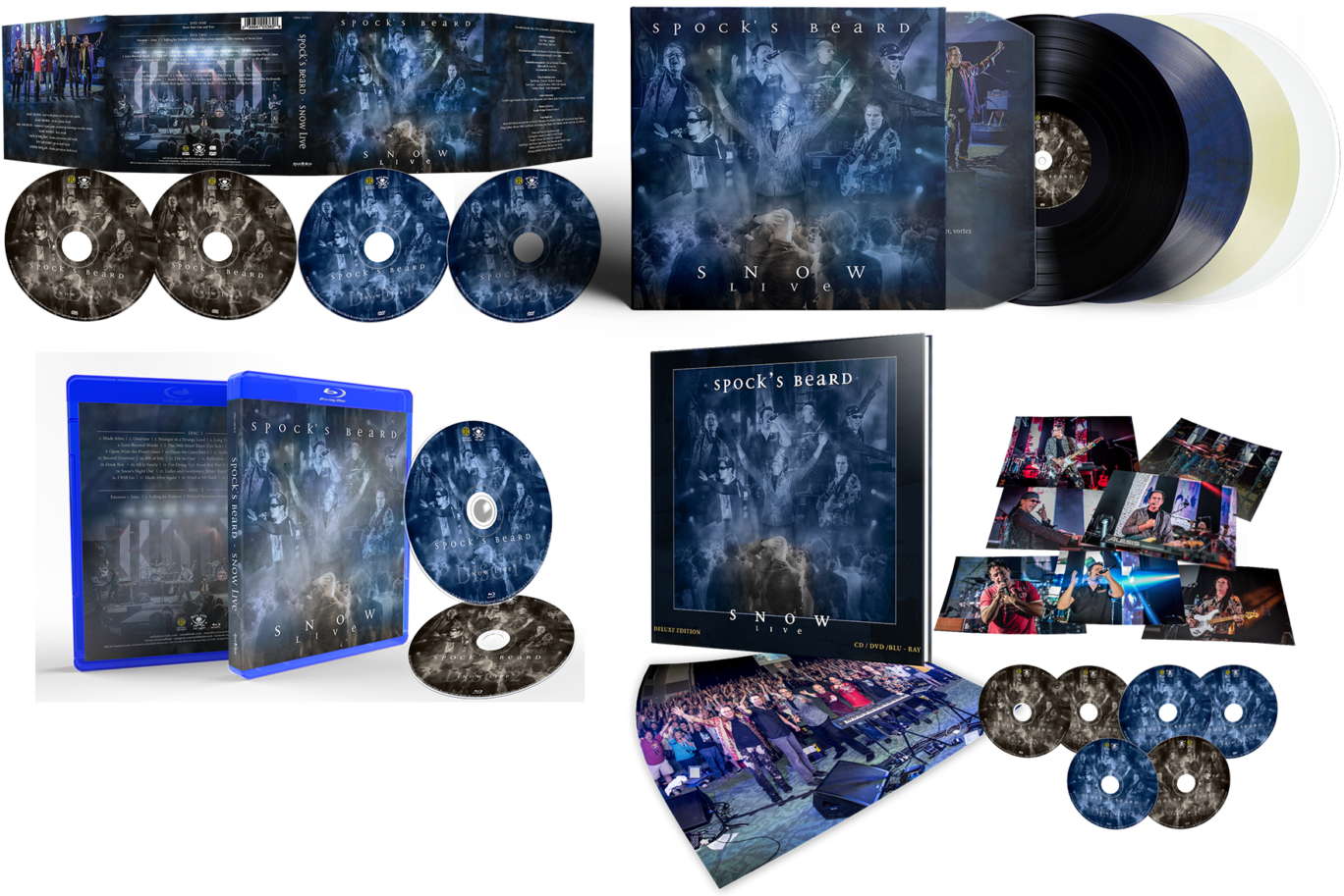 Snow Live Artwork - Spocks Beard Snow Live (1400x950), Png Download