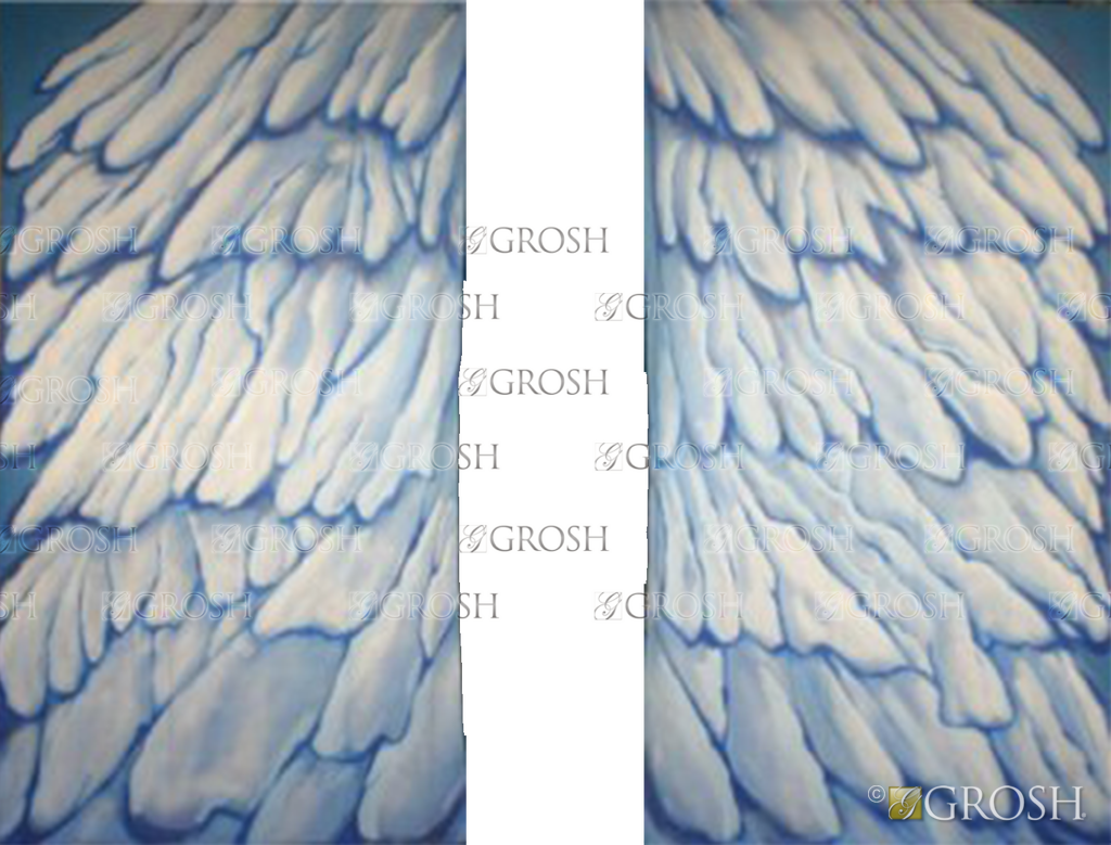 Stylized Night Snow Legs Set - Angel (1024x779), Png Download