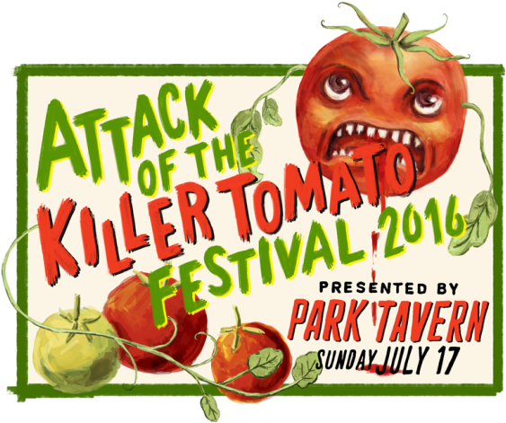 Attack Of The Killer Tomato Festival (580x497), Png Download