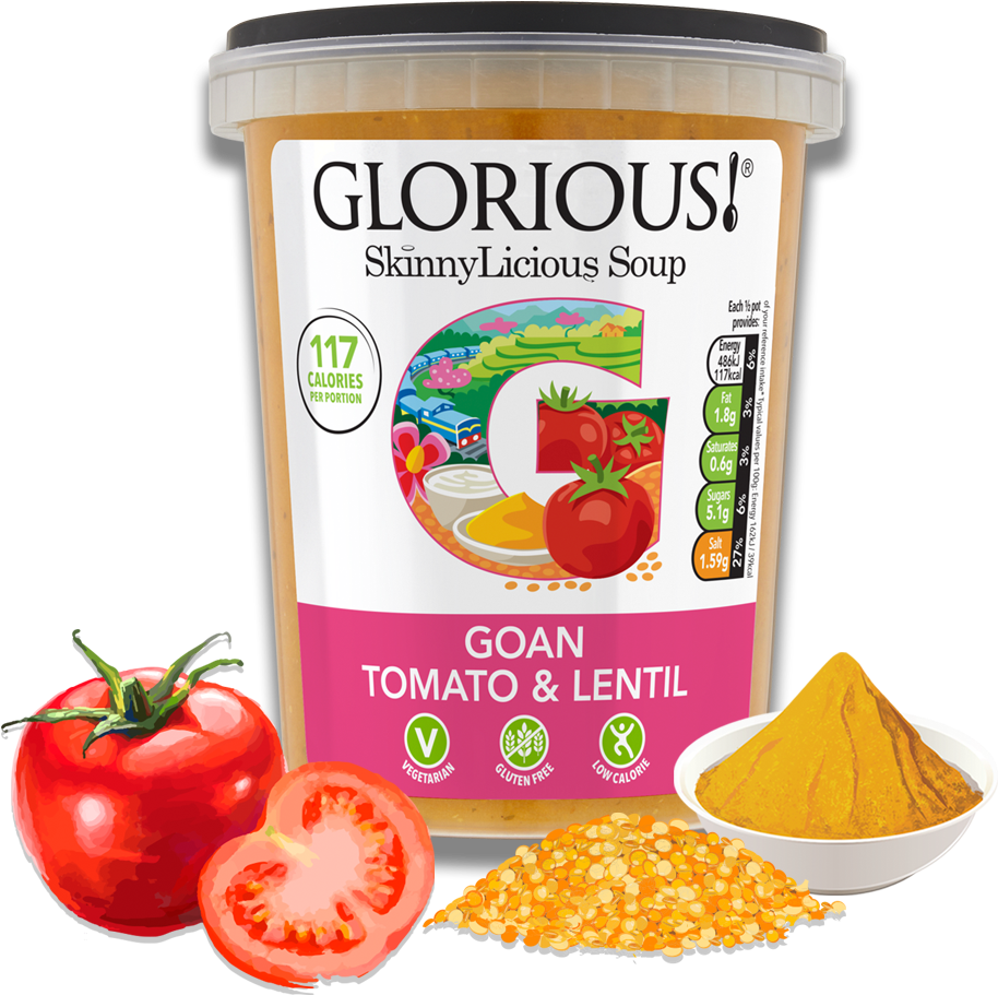 A Hearty Tomato And Lentil Soup To Satisfy Your Hunger, - Glorious! New England Butternut Squash Soup (1228x1228), Png Download