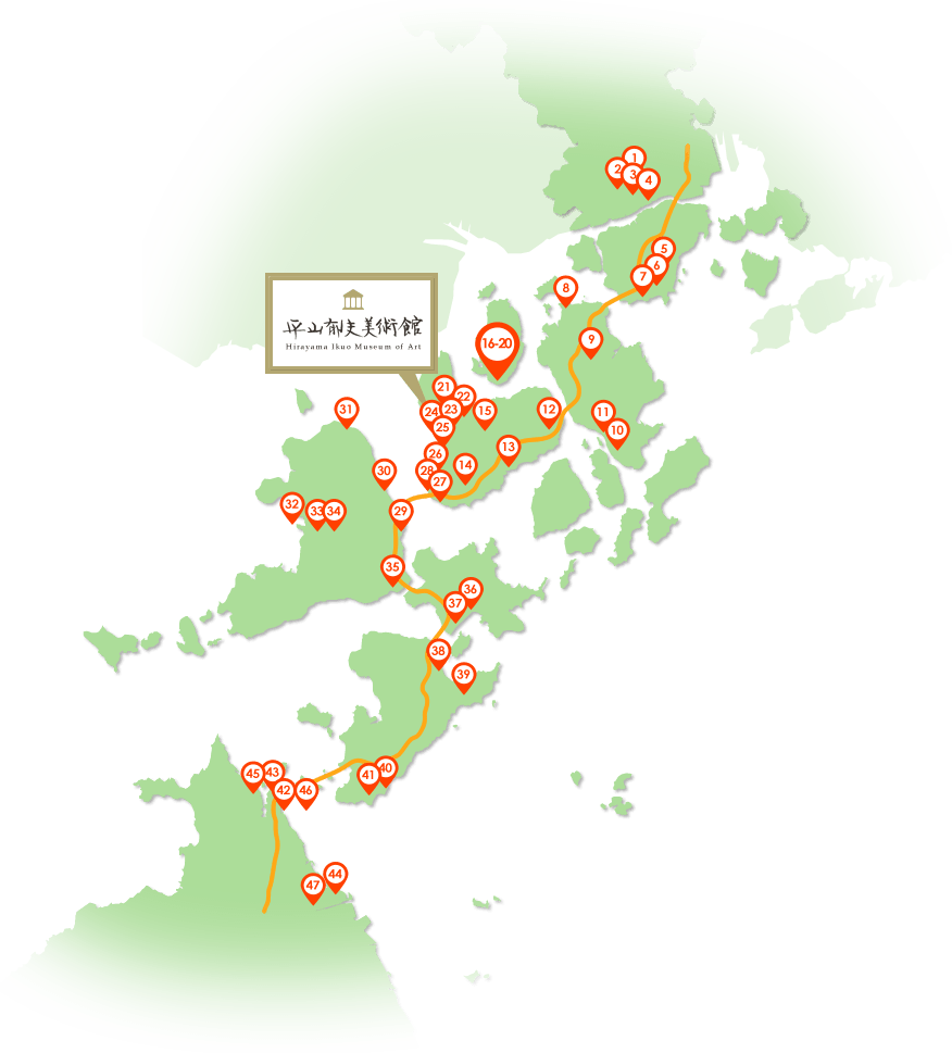 Fiftye-three Stages On The Shimanami Highway Map - しまなみ 海道 (876x969), Png Download
