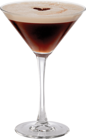 Martini/cocktail Glass - Espresso Vanilla Martini Cocktail (300x483), Png Download