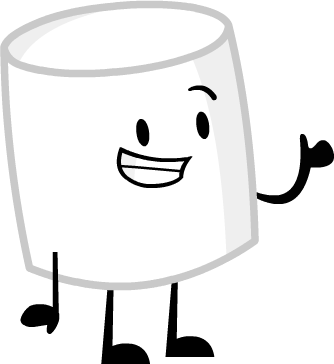 Marshmallow Inanimate Insanity (334x364), Png Download