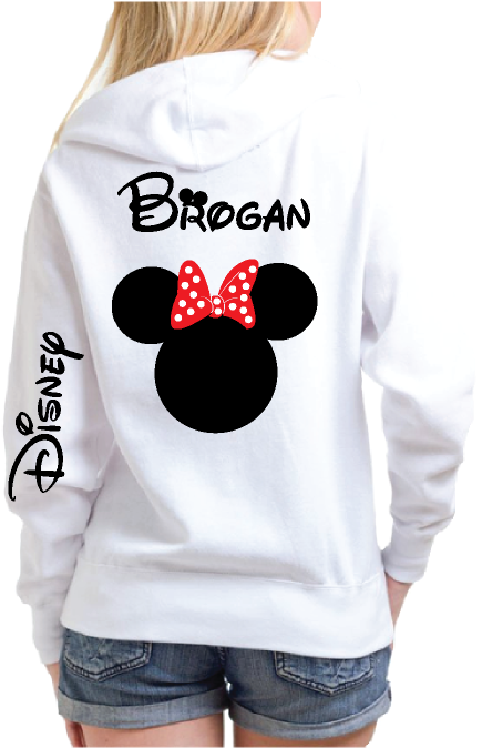 Disney Minnie Mouse Red Polka Dot Cute Bow Shirt With - Playeras De Pareja Lesbianas (1014x697), Png Download