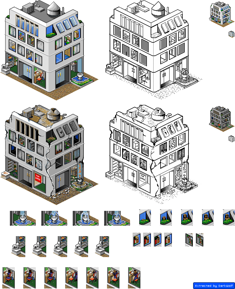 Click For Full Sized Image Office Building (848x1022), Png Download