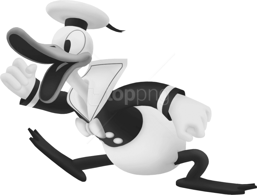 Free Png Donald Duck Look Png Images Transparent - Kingdom Hearts 2 Donald Timeless River (850x646), Png Download