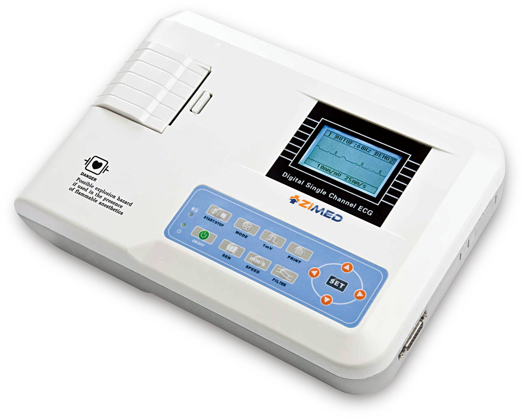 Zecg-a10 - Ekg Cihazı (1902x1534), Png Download