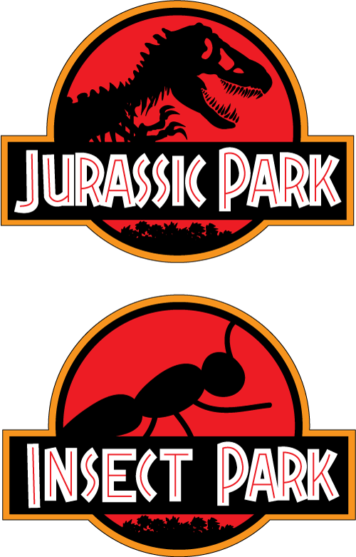 Jurassic Park Logo No Background (500x781), Png Download