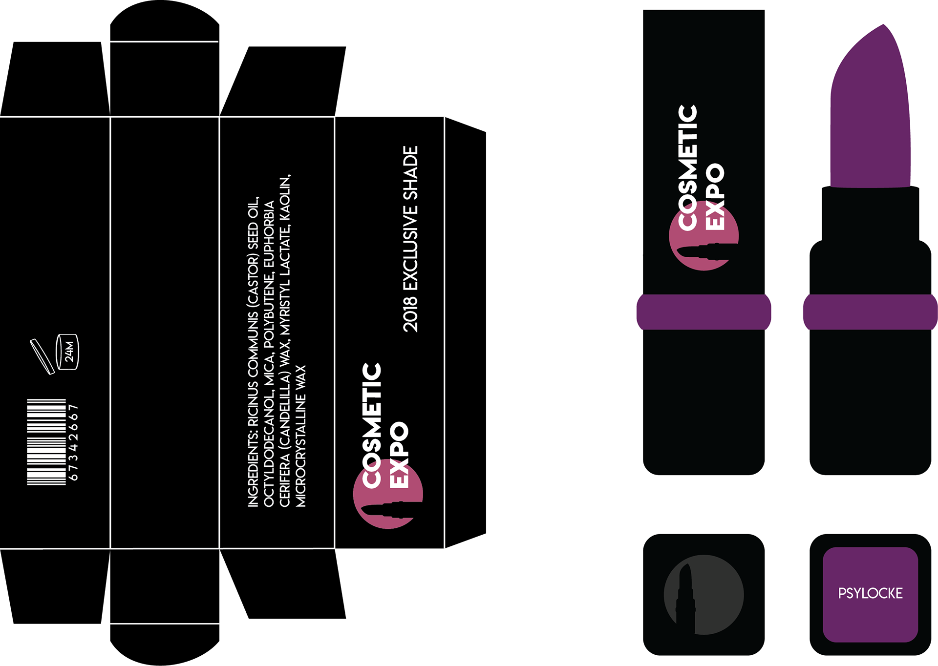 Makeup Packaging - Graphic Design (1920x1364), Png Download