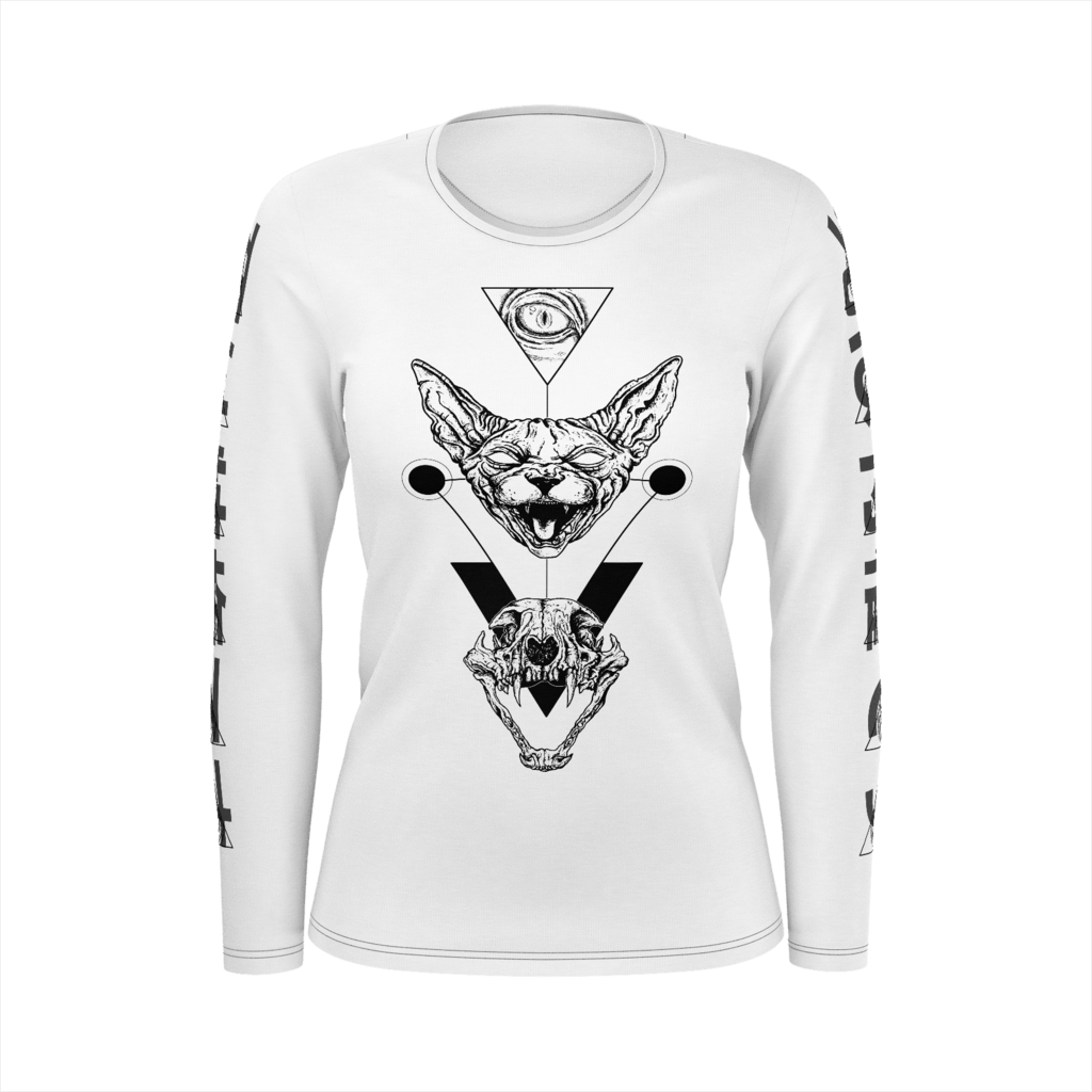 Shirt Neon Underground Apparel Sphinx Of Death White - Long-sleeved T-shirt (1024x1024), Png Download
