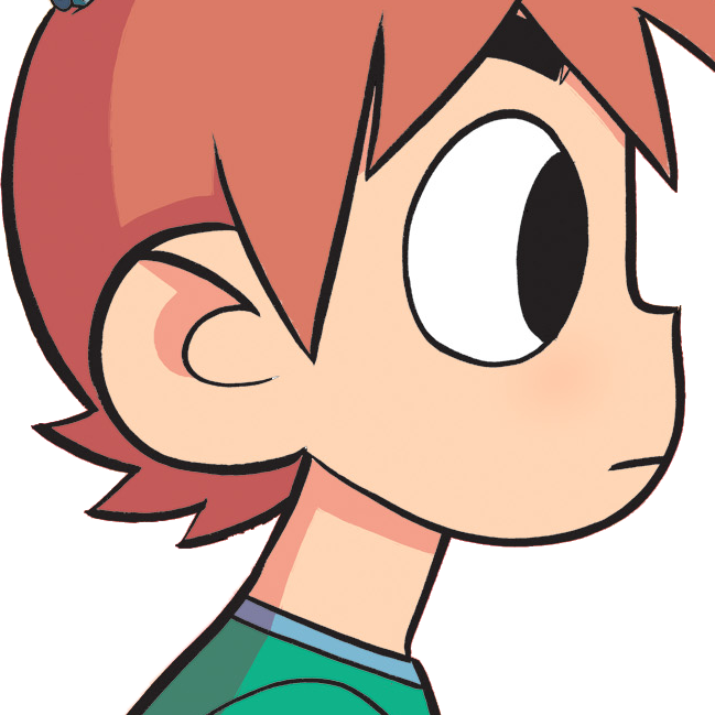 Scott Pilgrim - Scott Pilgrim Vs The World Art (649x649), Png Download