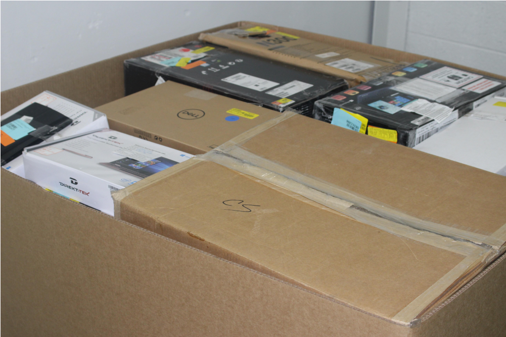 Pallet 25 Pcs Laptop & Desktop Computers Scrap Hp, - Plywood (1000x1000), Png Download