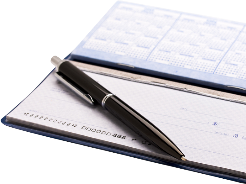 Image - Check Book Transparent Background (785x587), Png Download