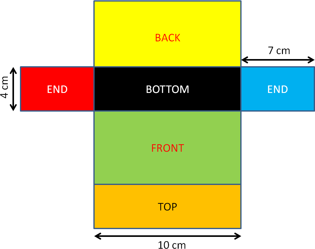1057 X 819 3 - Net Of A Cuboid (1057x819), Png Download