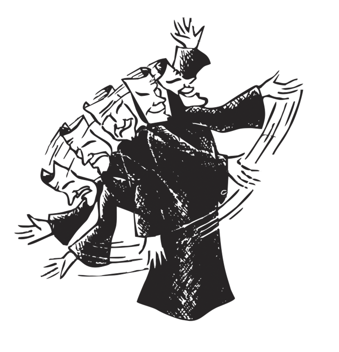 Arte Em Cena - Illustration (1381x1430), Png Download