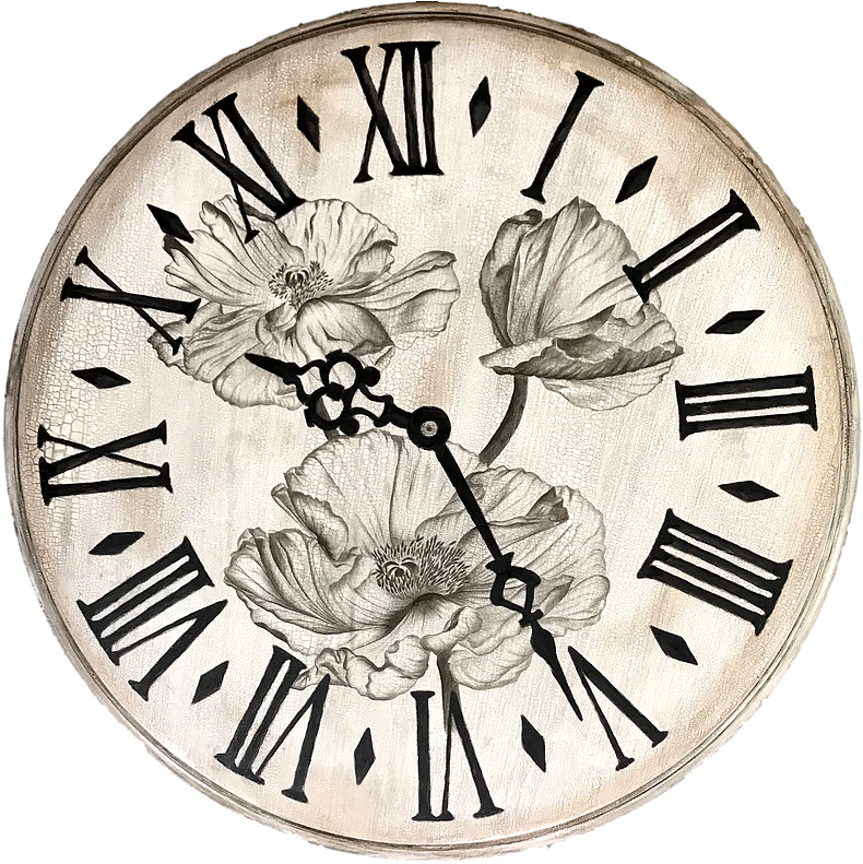 1 Img 2682 Clipped Rev 1 - Roman Numeral Clock Face Design (802x802), Png Download