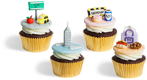 Topped With An Adorable, Handmade Animal, We Just Made - Cupcake (800x441), Png Download