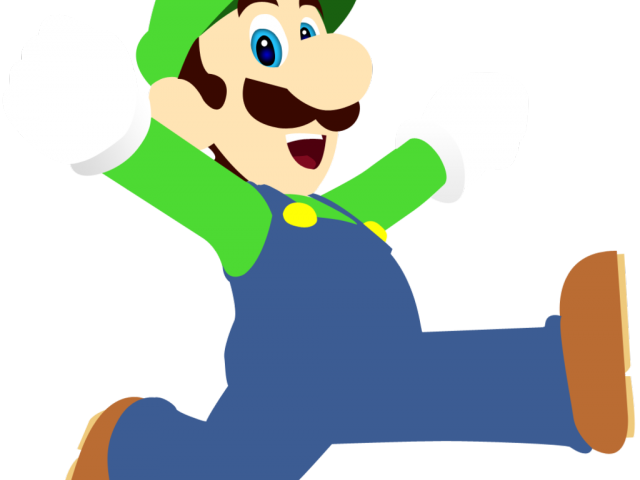 Original - Luigi Vector (640x480), Png Download