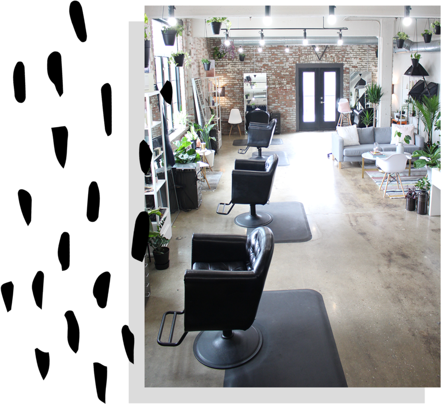 A Bit About Us - Beauty Salon Greenery (1000x927), Png Download