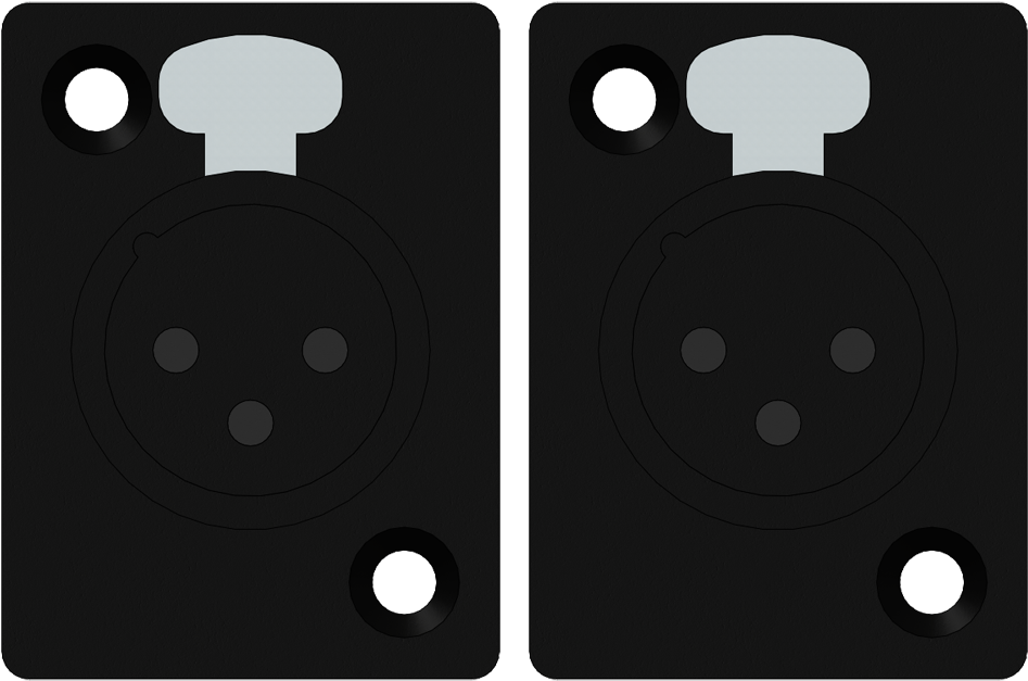 Xlrf Panel Analog - Circle (964x648), Png Download
