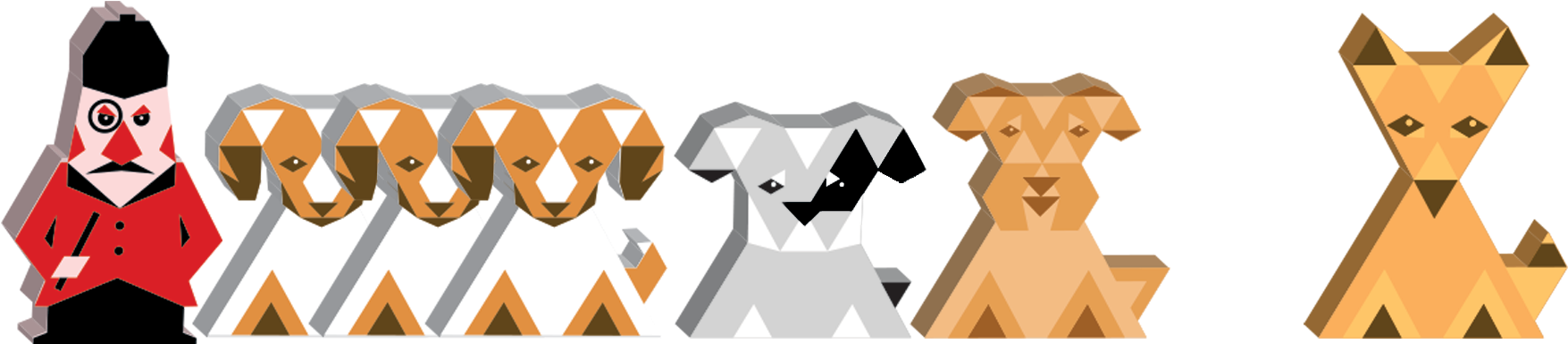 Meeples - Dog Licks (1800x600), Png Download