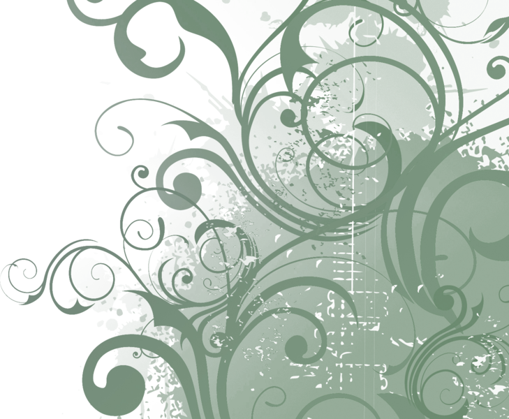 Floral Grunge - Wallpaper (729x600), Png Download